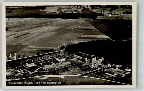Wangen Fliegeraufnahme des Sanatorium Kinderheilstätte