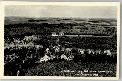 Spaichingen Fliegeraufnahme Dreifaltigkeitsberg 982 m