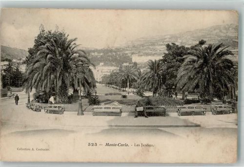 Monte Carlo 1904 Les Jardins