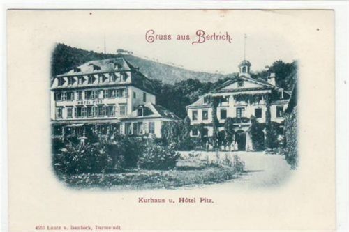 Bad Bertrich Bad Bertrich mit Kurhaus und Hotel Pitz. ungelaufen um 1900 Leicht bügig, sonst gut erhalten
