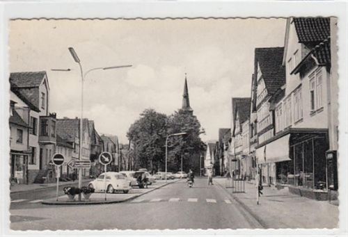 Bodenwerder Bodenwerder an der Weser. Markt gelaufen, 1963. Leicht bügig, leichter Stempeldurchdruck, sonst gut erhalten