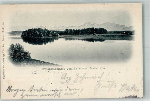 Laufen 1898 Adelskorrespondenz Seebad