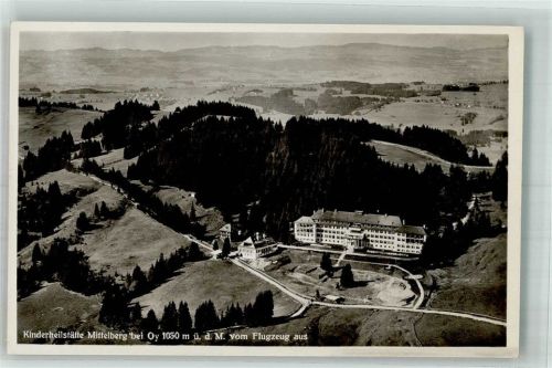 Oy-Mittelberg Fliegeraufnahme vom Sanatorium Kinderheilstätte