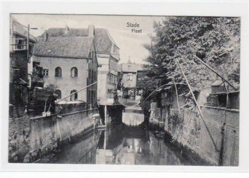 Stade Stade mit Fleet gelaufen, 1910. Gute Erhaltung.