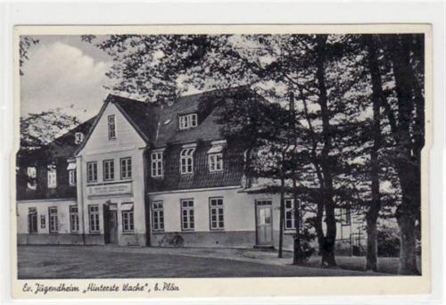 Plön mit Ev. Jugendheim " Hinterste Wache " ungelaufen Gute Erhaltung.