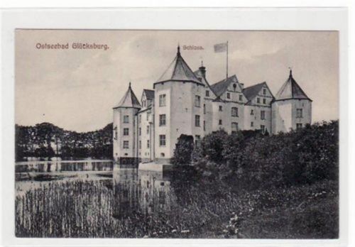 Glücksburg Glücksburg mit Schloss ungelaufen Gute Erhaltung.