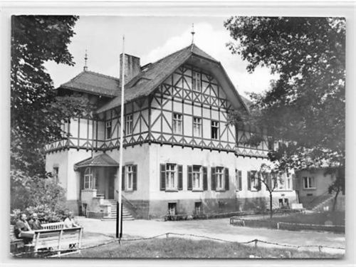 Bad Klosterlausnitz Bad Klosterlausnitz. Eigenheim des Sanatoriums Dr. Friedrich Wolf gelaufen. leichte Abschürfungen, leichter Schrift- und Stempeldurchdruck, sonst gut erhalten