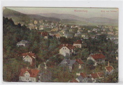 Blankenburg Blick vom Schloss auf Blankenburg ungelaufen Leichte Abschürfungen an den Ecke n, sonst gut erhalten.