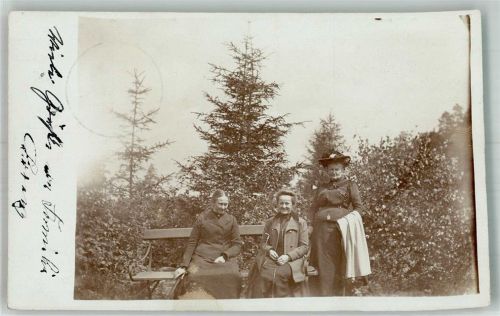 Kurort Oybin 1904 Frauen Bank Hut Ort lt. Stempel