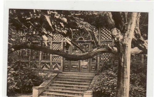 Restaurant Forsthaus Templin bei Potsdam. Als Feldpost befördert 1915, d. h. ohne Marke, da Soldatenpost gebührenfrei war. Gute Erhaltung.