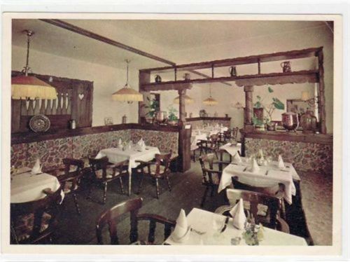 Hannover Hannover Herrenhäuser mit Hotel-Restaurant-Café Georgenhof ungelaufen kleiner Knick oben rechts und unten links, sonst gut erhalten