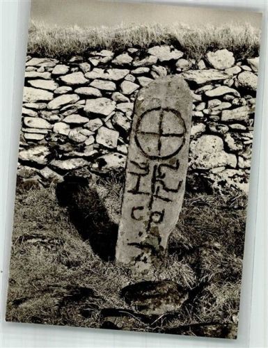 Kerry Frühchristliche Steine II Grabstein beim Gallarus-Oratory No. X/1 Fotograf Karl Hublow Konstanz