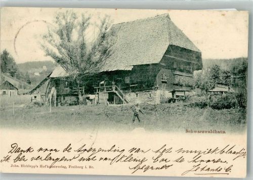 1899 Ein landestypisches altes Schwarzwaldhaus