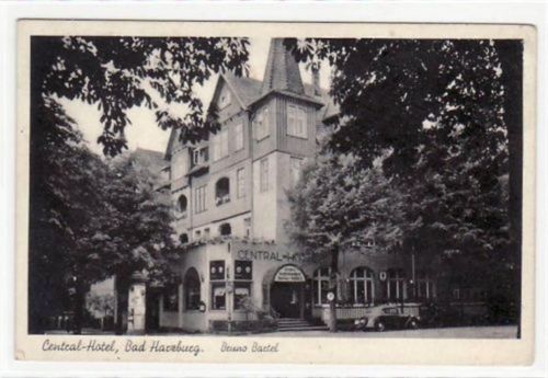 Bad Harzburg Bad Harzburg. Central - Hotel ungelaufen Leicht fleckig, sonst gut erhalten