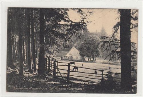 Altenau Altenau. Postertaler - Zechenhaus gelaufen, 1931. Gute Erhaltung.