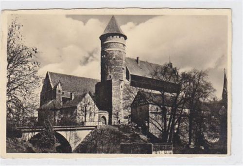 Allenstein Schloß in Allenstein / Olsztyn. 1940 Feldpost Leichter Bug oben. Leichter Stempeldurchdruck, sonst gut erhalten.