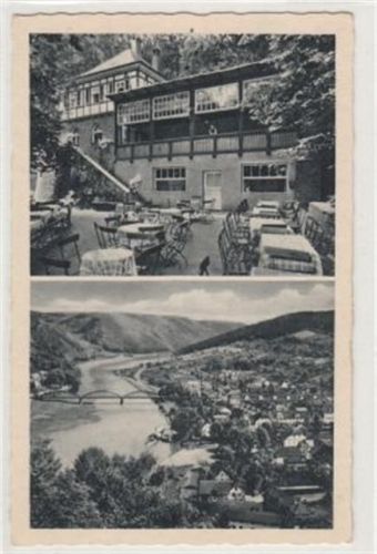 Bad Karlshafen Bad Karlshafen. ein Blick auf das Bergrestaurant Juliushöhe Bad Karlshafen ungelaufen Gute Erhaltung.