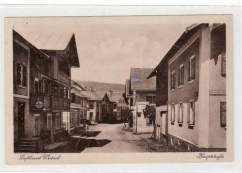 Luftkurort Weitach im Allgäu. Hauptstraße ungelaufen Top Erhaltung.