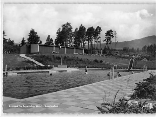 Arnbruck im Bayerischen Wald. Schwimmbad ungelaufen Gute Erhaltung.