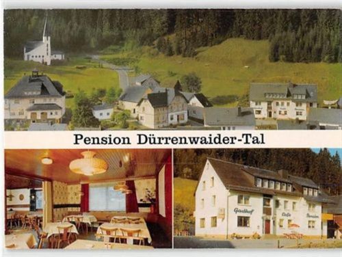 Geroldsgrün im Frankenwald. Gasthof - Pension Dürrenwaider Tal ungelaufen Gute Erhaltung.