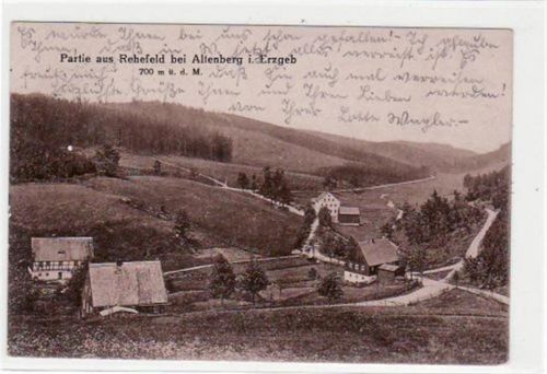 Rehefeld-Zaunhaus Rehefeld bei Altenberg i. Erzgebirge gelaufen von 1924. Gute Erhaltung.