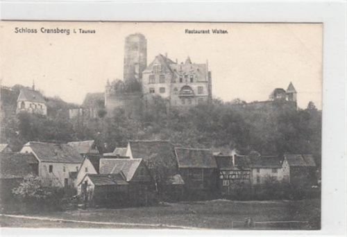 Schloss Cransberg im Taunus mit Restaurant Walter ungelaufen Gute Erhaltung.
