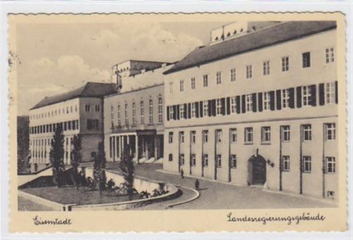 Eisenstadt Landesregierungsgebäude, gelaufen 1934, leichte Stempelspuren, sonst gut erhalten.