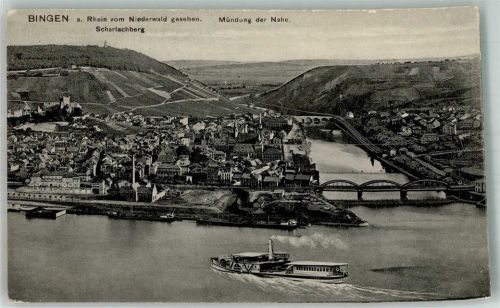 Bingen Scharlachberg Mündung der Nahe
