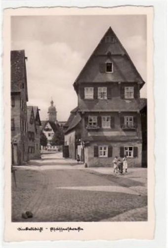 Elsässerstraße von Dinkelsbühl ungelaufen Top Erhaltung.