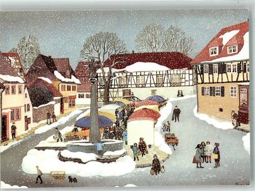 Oberursel sign. Beta Oberurseler Markt Marktszene