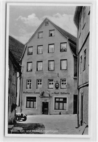 Wein-, Kur- und Badeort Ingelfingen. Gasthaus zum Lamm von Karl Häberle ungelaufen Gute Erhaltung.