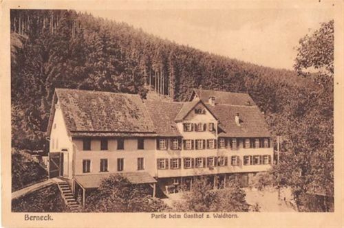 Berneck. Partie beim Gasthof zum Waldhorn gelaufen. Gute Erhaltung.