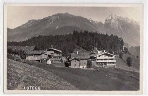 Gasthaus Astegg im Zillertal ungelaufen Gute Erhaltung.