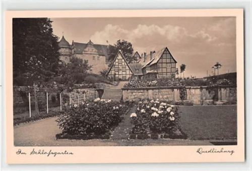 Quedlinburg Quedlinburg. Im Schloßgarten ungelaufen Top Erhaltung.