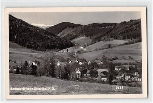 Otterthal, Niederösterreich. Gesamtansicht gelaufen. Gute Erhaltung.