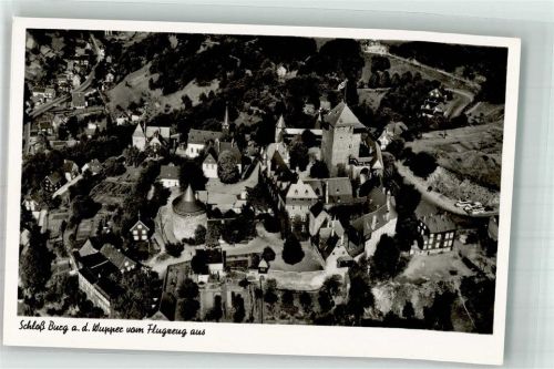 Burg 1939 Fliegeraufnahme vom Schloss