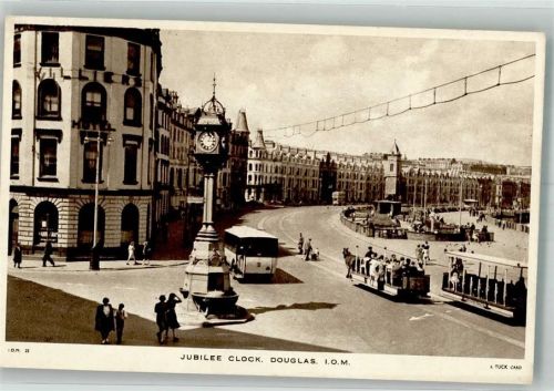 Douglas Pferdestraßenbahn Jubilee Clock Omnibus