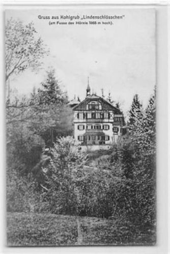 Bad Kohlgrub. Partie am Lindenschlösschen gelaufen. Gute Erhaltung.