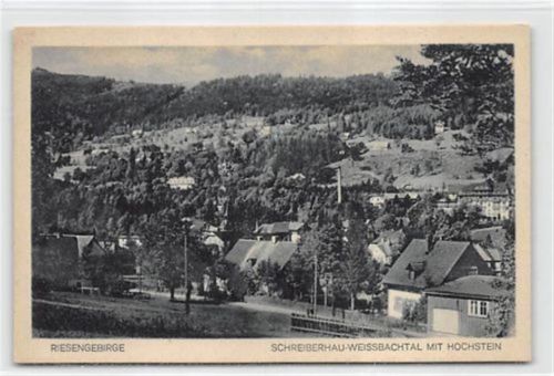 Schreiberhau Schreiberhau-Weissbachtal / Szklarska Poreba - Kreis Hirschberg / Powiat Jeleniogórski mit Hochstein ungelaufen Sehr gut erhalten.