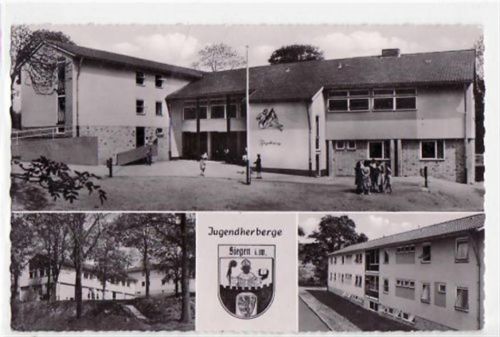 Siegen Siegen mit 3 Abbildungen der Jugendherberge ungelaufen Leicht bügig, sonst gut erhalten