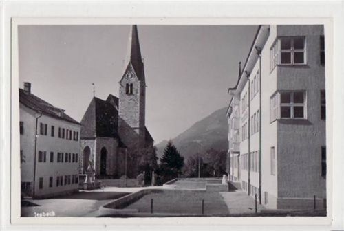 Jenbach mit Partie an der Kirche ungelaufen Top Erhaltung.