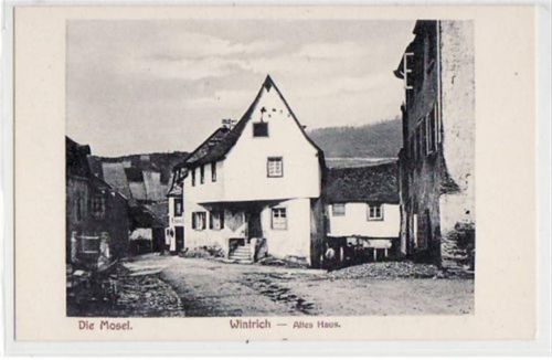 Wintrich a.d. Mosel mit altem Haus ungelaufen Gute Erhaltung.