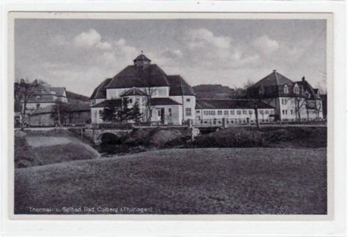 Thermal- und Solbad Bad Colberg in Thüringen. Feldpost, mit Stempel von 1943 kleiner Knick oben links, leichter Schriftdurchdruck, sonst gut erhalten.
