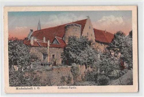 Michelstadt. Kellerei-Partie gelaufen kleiner Knick oben links und unten rechts, sonst gut erhalten