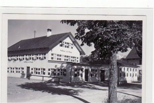 Fotokarte von Nesselwang im Allgäu. Gasthaus zur Waage ungelaufen Top Erhaltung.