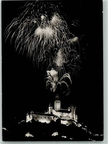 Braubach Feuerwerk Marksburg