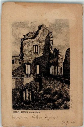 Baden-Baden 1910 Rittersaal