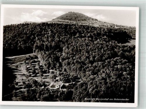 Göppingen 1941 Fliegeraufnahme vom Cafe Wannenhof am Hohenstaufen