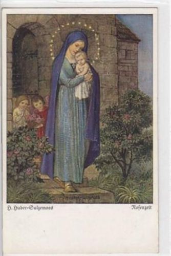 Künstlerkarte Huber-Sulzemoos. Rosenzeit. Verlag Bernhard Huber - München. Serie 4 Nr. 133. Karte beschrieben Gute Erhaltung.<br /> Sulzemoos, H.