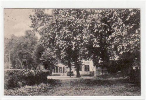 Gruß aus Finkenkrug Blick auf das Gutshaus gelaufen 1924 kleiner Knick unten links und oben rechts, sonst gut erhalten.